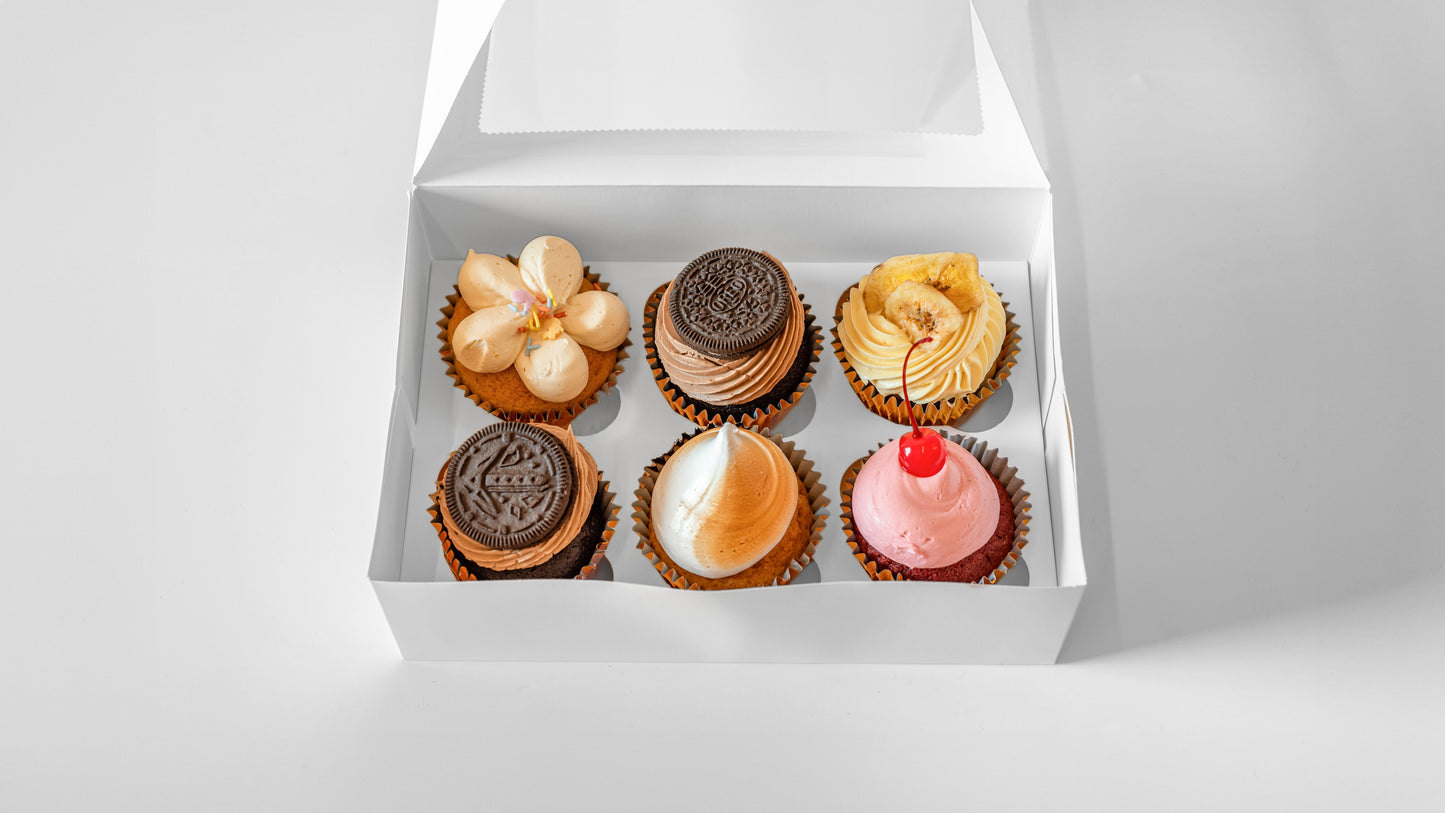 Box of 6 cupcakes