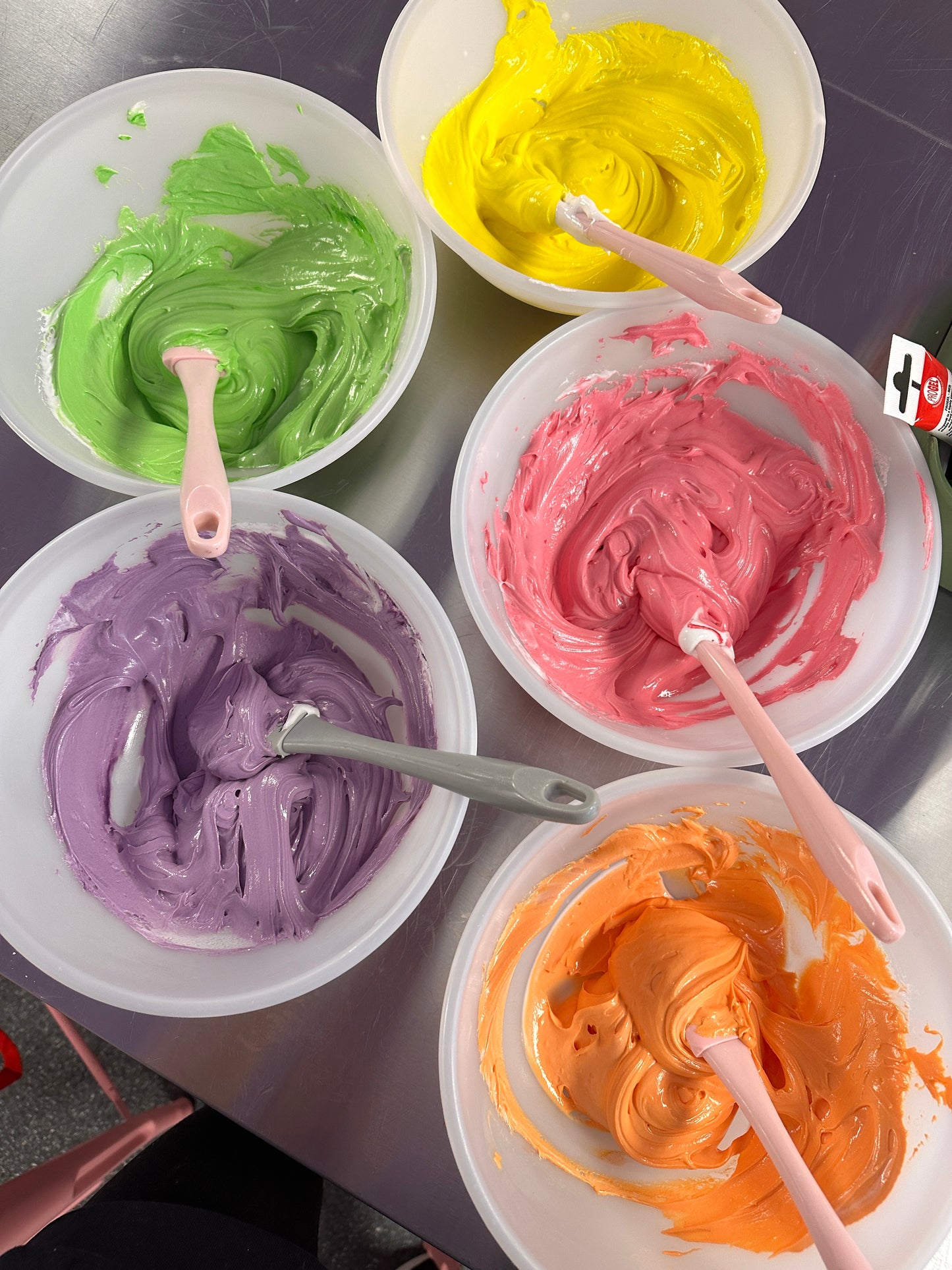 Children's biscuit decorating party