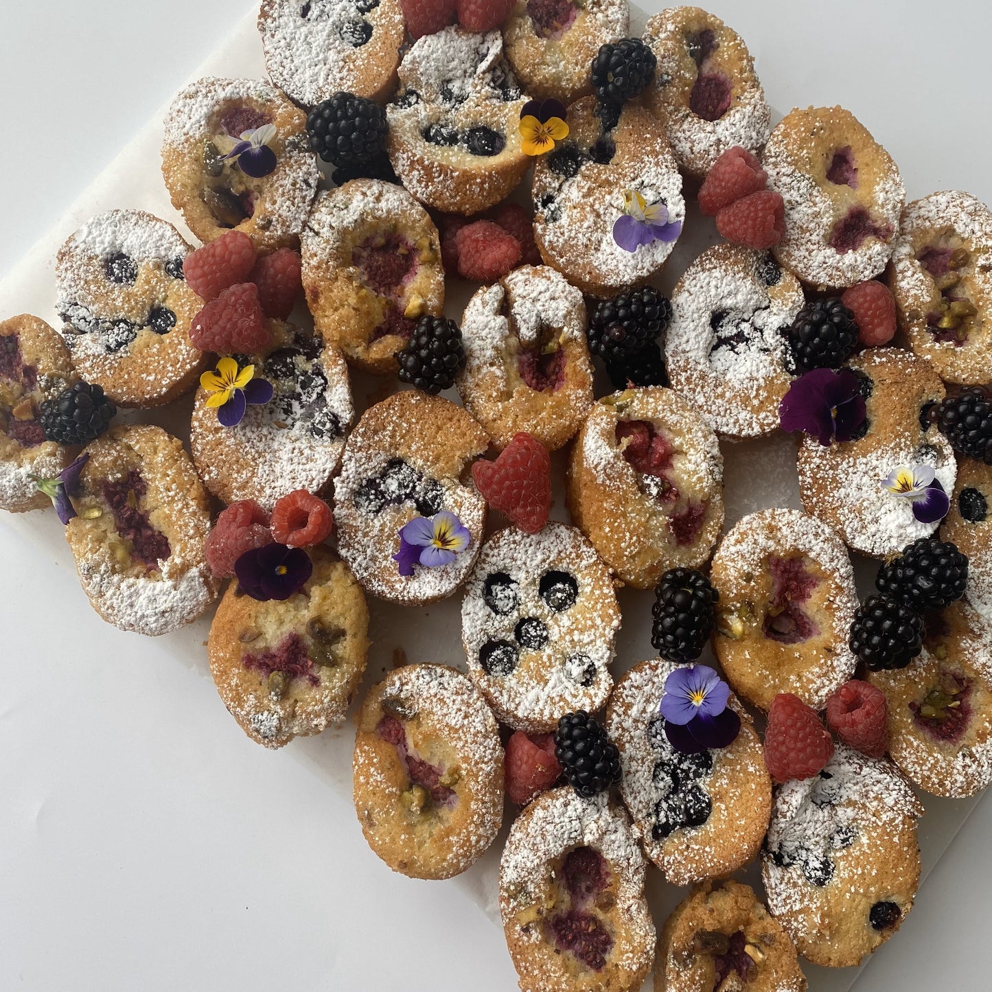 Freshly baked friands from BKRY Caversham bakery