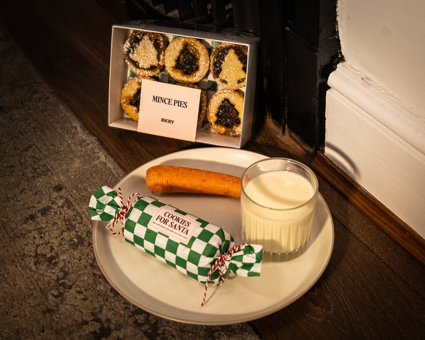 Mince pies in decorative gift box for Christmas gifting