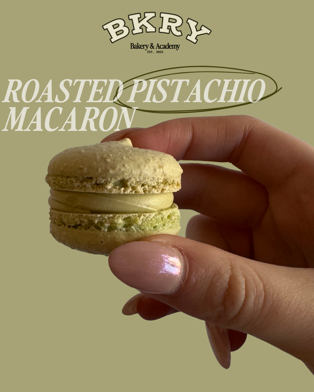 Spring macaron gift box with seasonal flavours