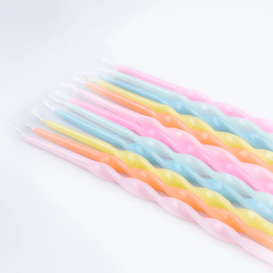 Rainbow Garden Party Candles