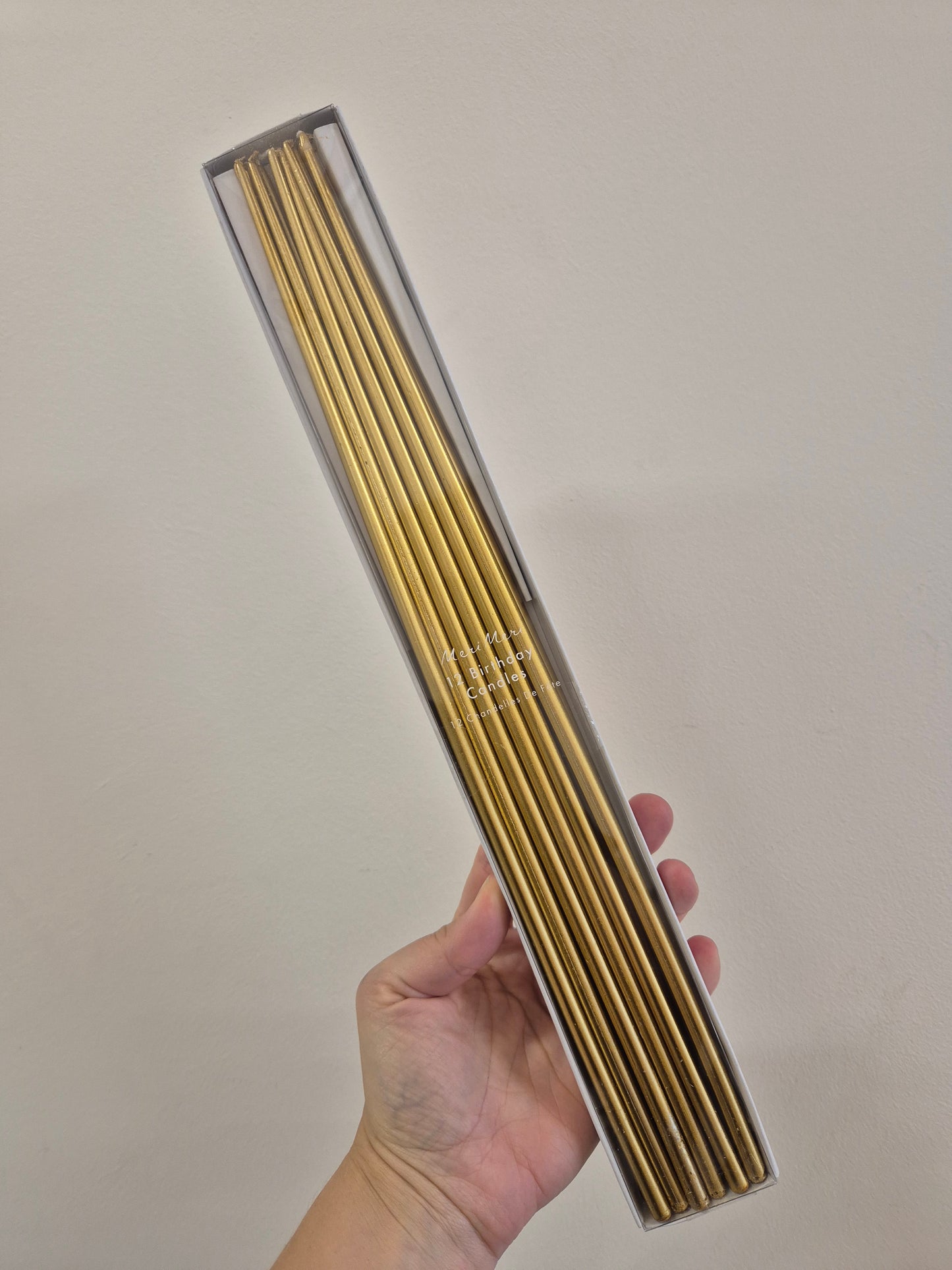 Gold EXTRA TALL Candles