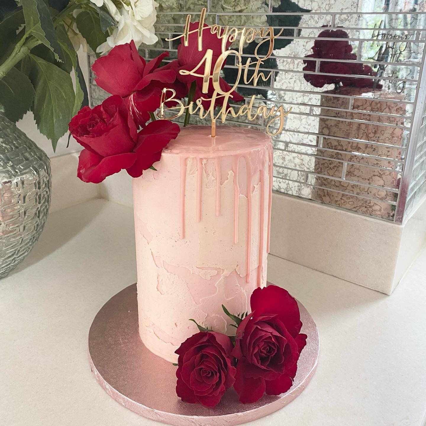 Textured Rose Cake