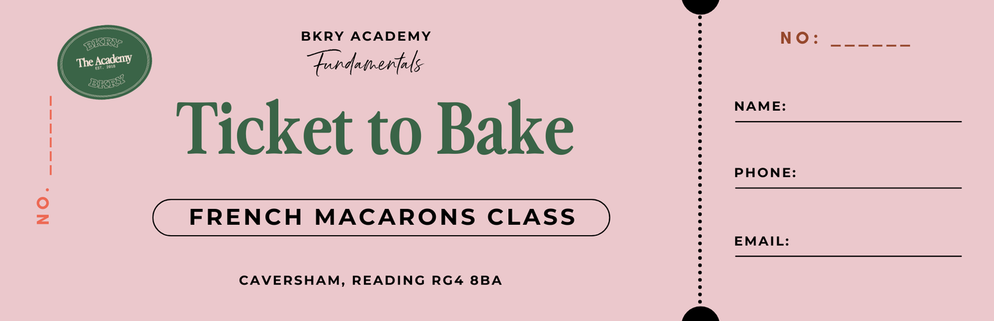 Ticket To Bake Voucher- French Macarons