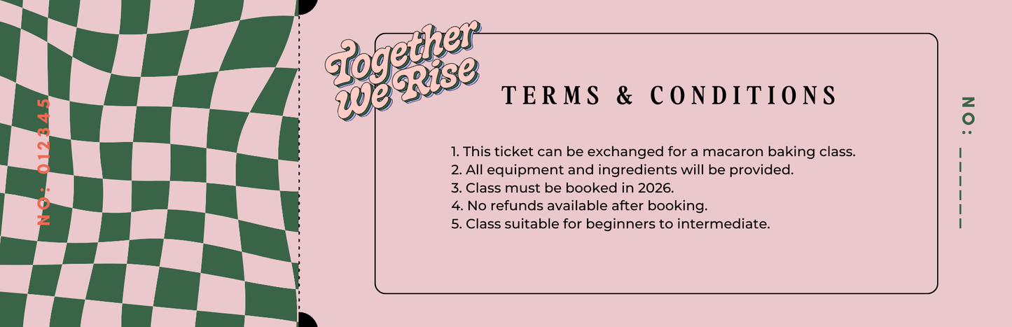 Ticket To Bake Voucher- French Macarons