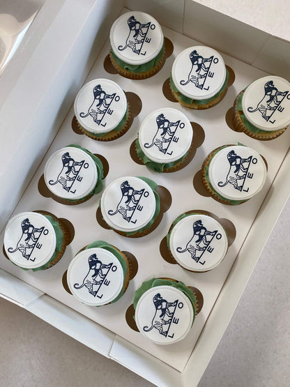 Branded Logo Cupcakes