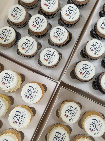 Branded Logo Cupcakes