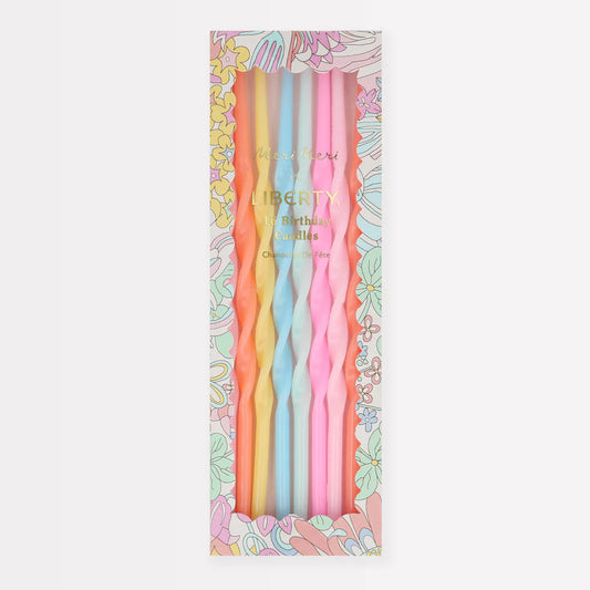 Rainbow Garden Party Candles
