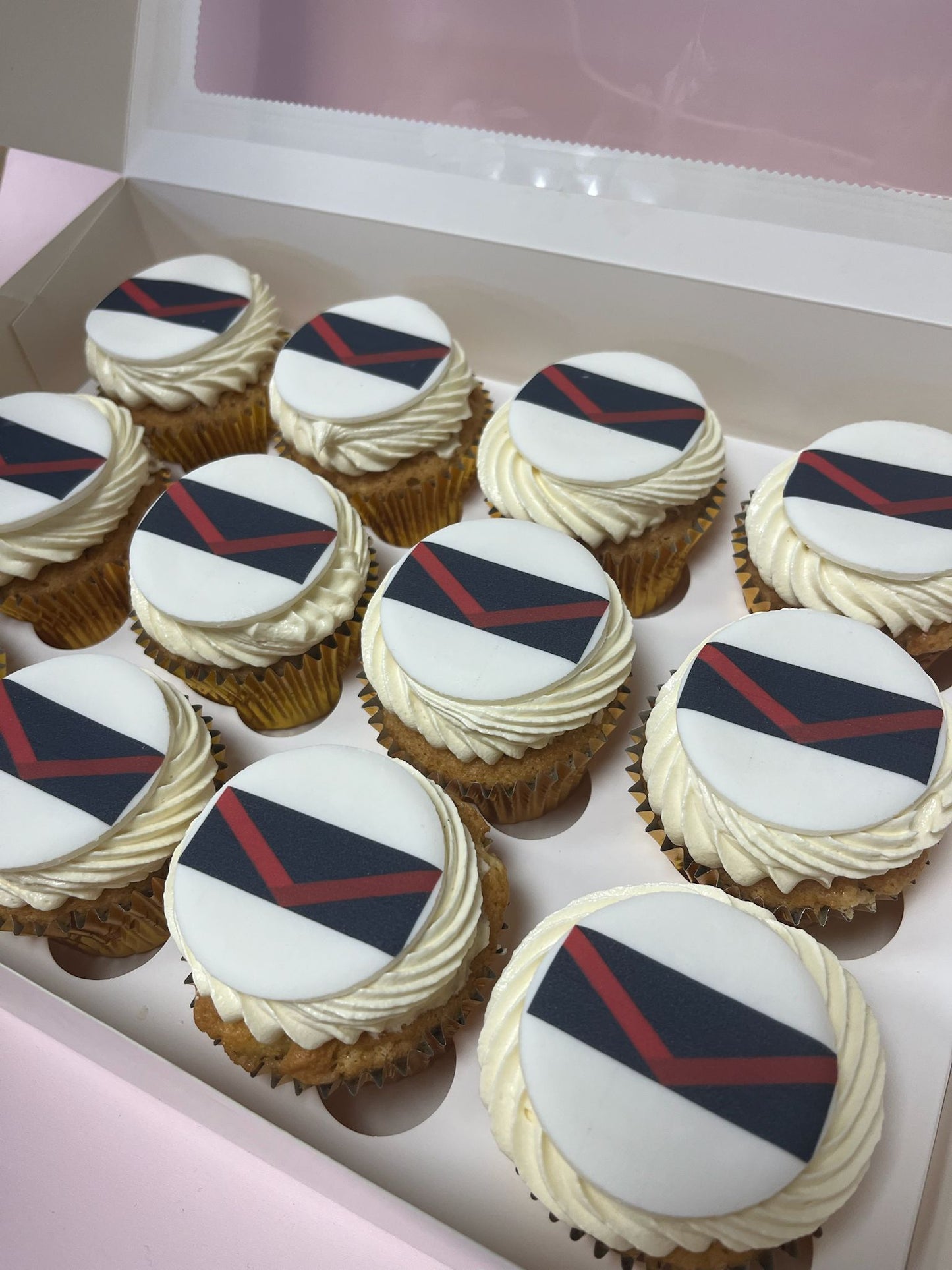 Branded Logo Cupcakes