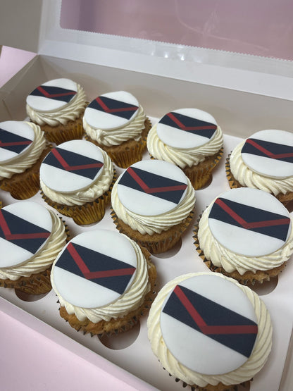 Branded Logo Cupcakes