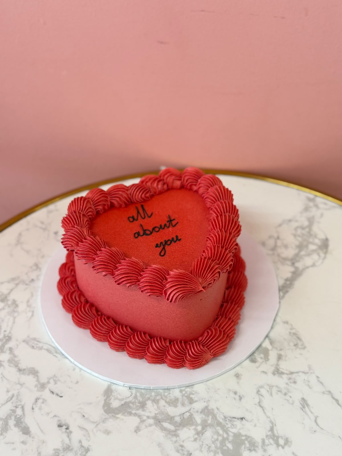 The Vintage Heart Cake