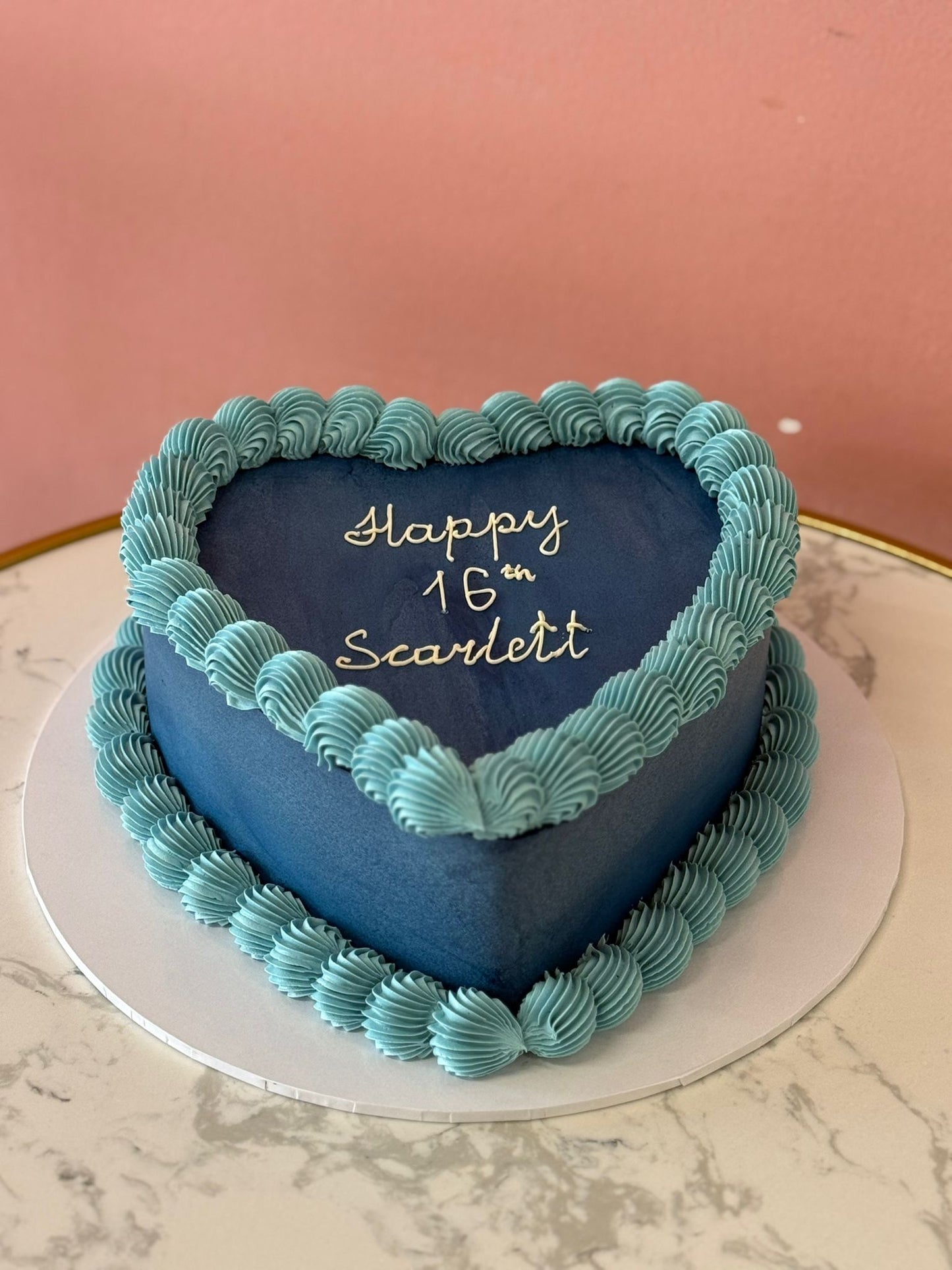 The Vintage Heart Cake